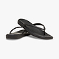 Crocs Miami Flip -  כפכפי אצבע קרוקס מיאמי לנשים בצבע שחור