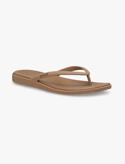 Crocs Miami Flip -  כפכפי אצבע קרוקס מיאמי לנשים בצבע חום שוקולד