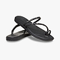 Crocs Miami Studded Toe Loop Sandal - כפכפי קרוקס מיאמי לנשים בצבע שחור