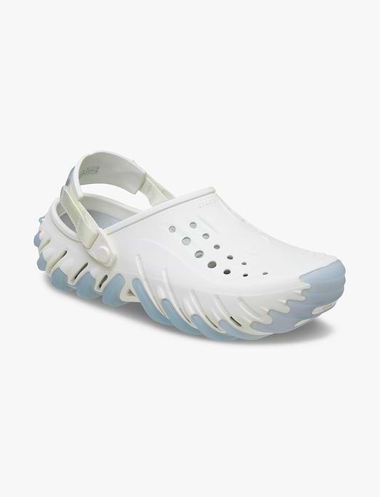 Crocs Echo Icy RO Clog - כפכפי קרוקס אקו קלוג בצבע לבן גיר