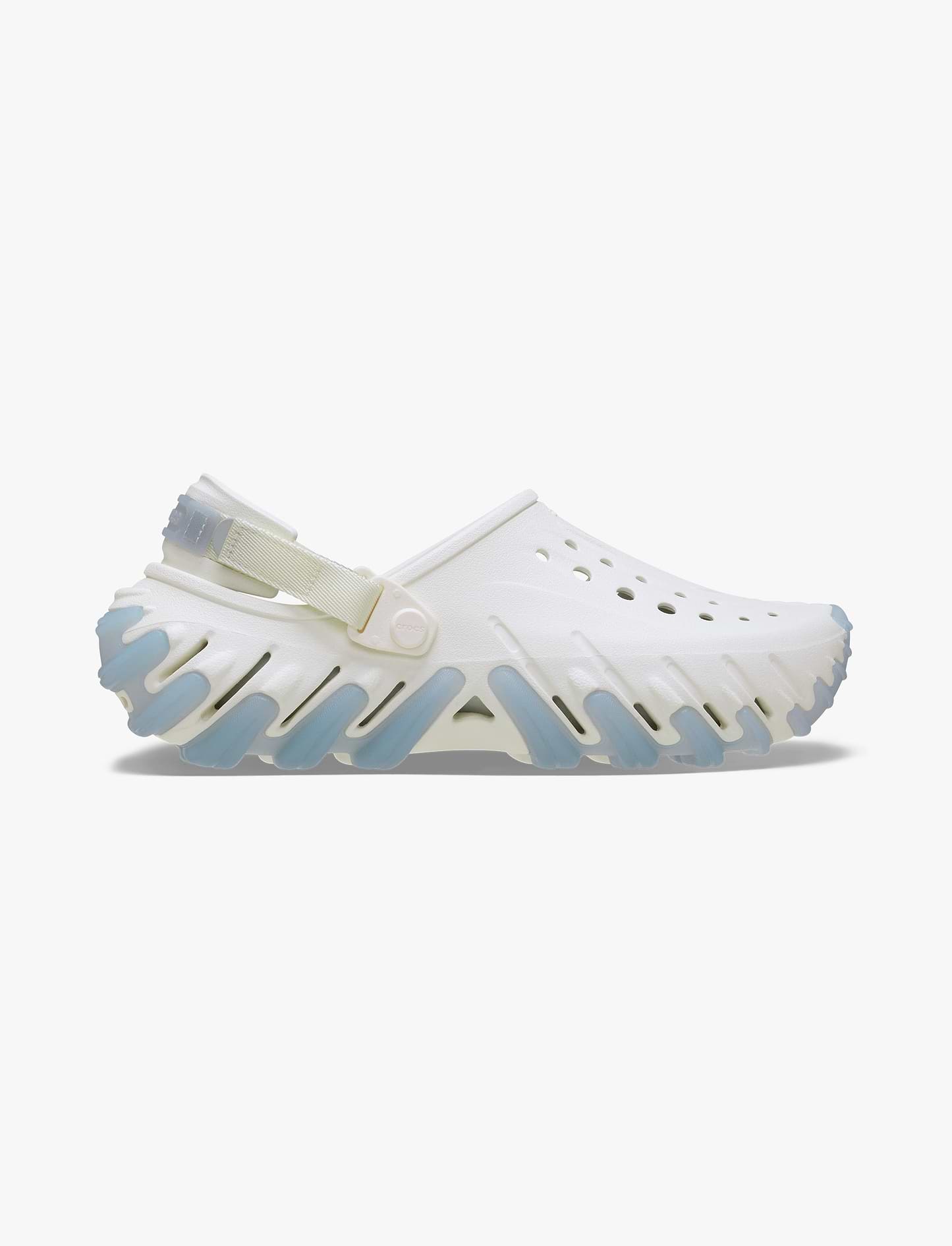Crocs Echo Icy RO Clog - כפכפי קרוקס אקו קלוג בצבע לבן גיר