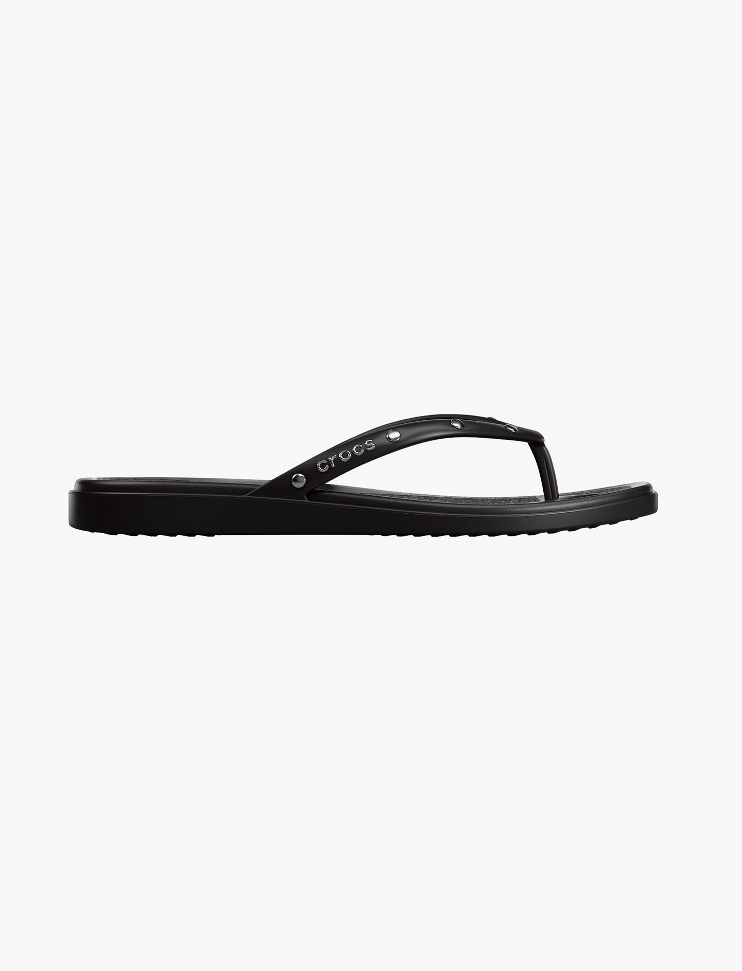 Crocs Miami Studded Flip - כפכפי אצבע קרוקס מיאמי בצבע שחור
