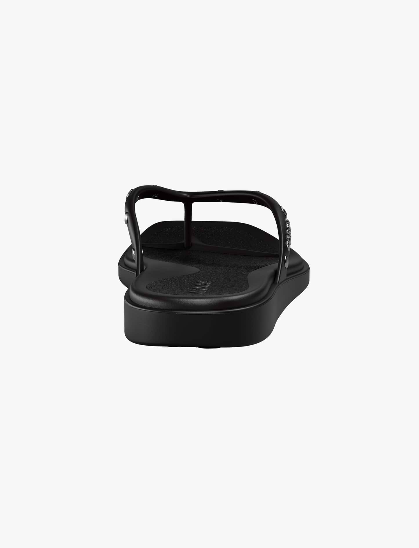 Crocs Miami Studded Flip - כפכפי אצבע קרוקס מיאמי בצבע שחור