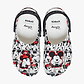 Crocs Mickey and Minnie Classic Clog - כפכפי קלוג קרוקס מיקי ומיני מאוס בצבע לבן/שחור/אדום