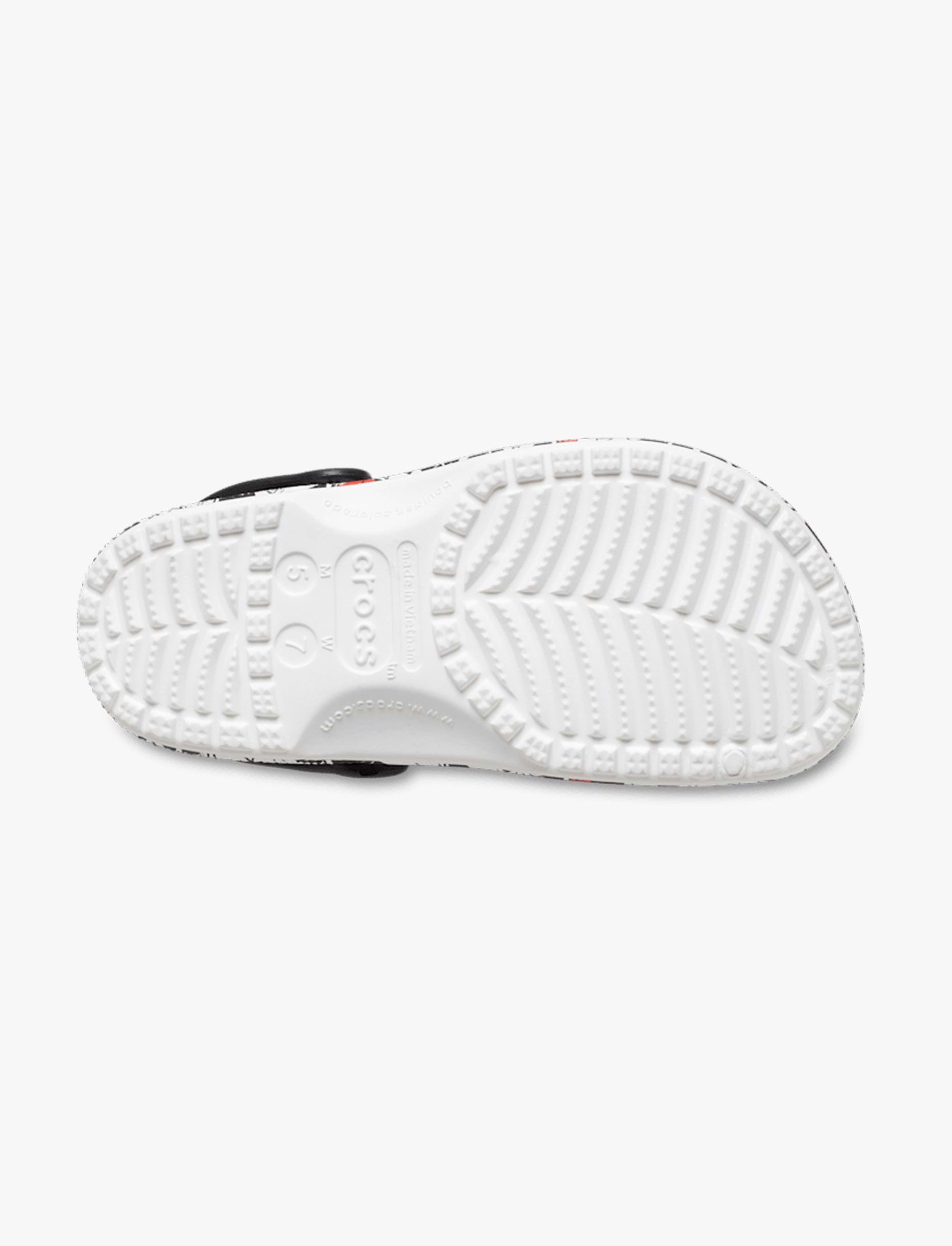 Crocs Mickey and Minnie Classic Clog - כפכפי קלוג קרוקס מיקי ומיני מאוס בצבע לבן/שחור/אדום