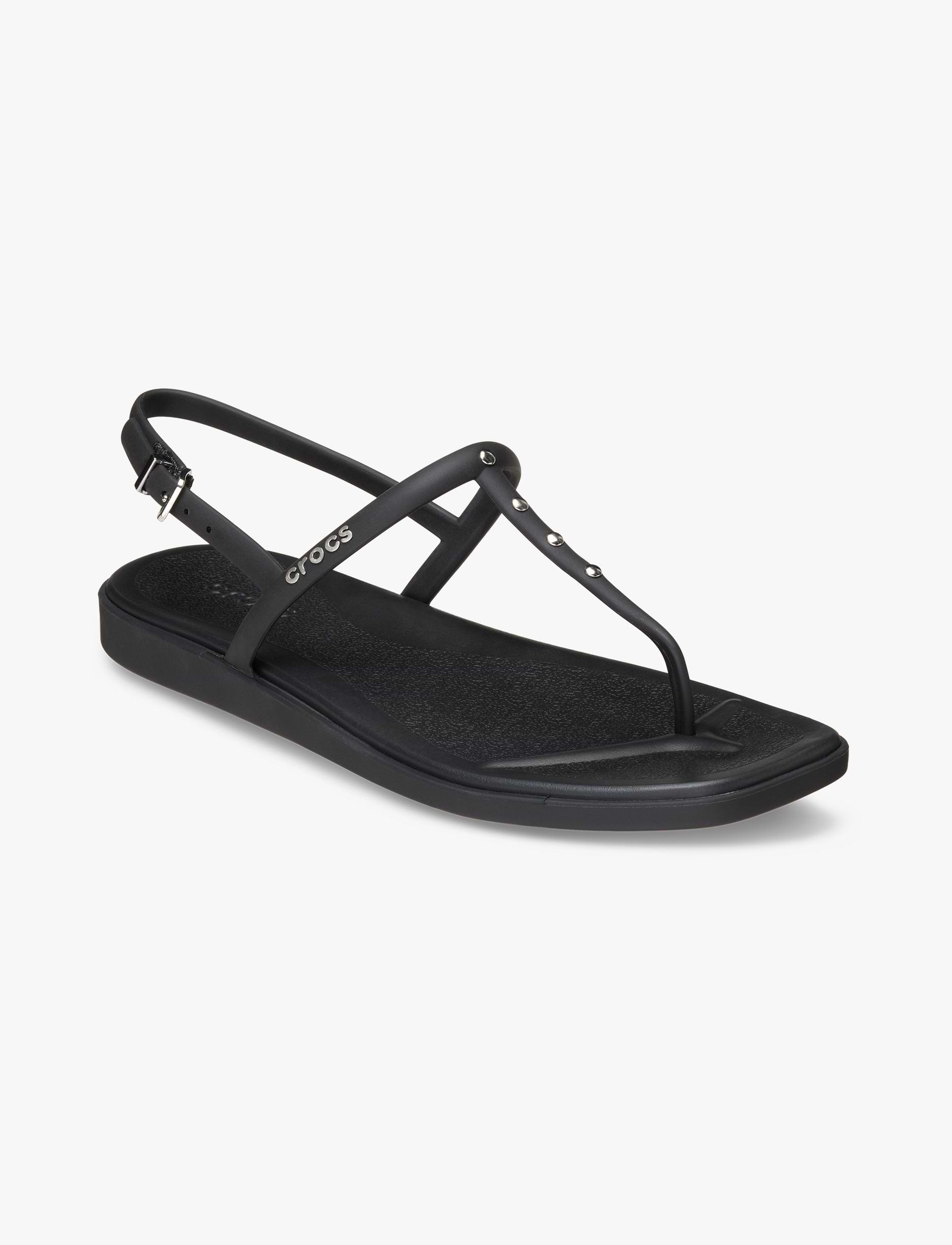 Crocs Miami Studded Thong Flip - סנדלי קרוקס מיאמי לנשים בצבע שחור