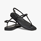 Crocs Miami Studded Thong Flip - סנדלי קרוקס מיאמי לנשים בצבע שחור