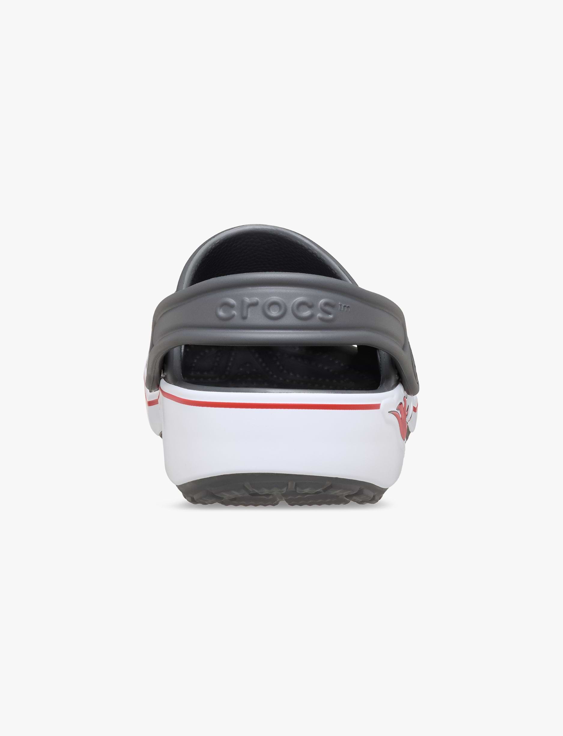 Crocs Classic Soccer Band Clog K  - כפכפי קרוקס קלוג כדורגל לילדים בצבע אפור