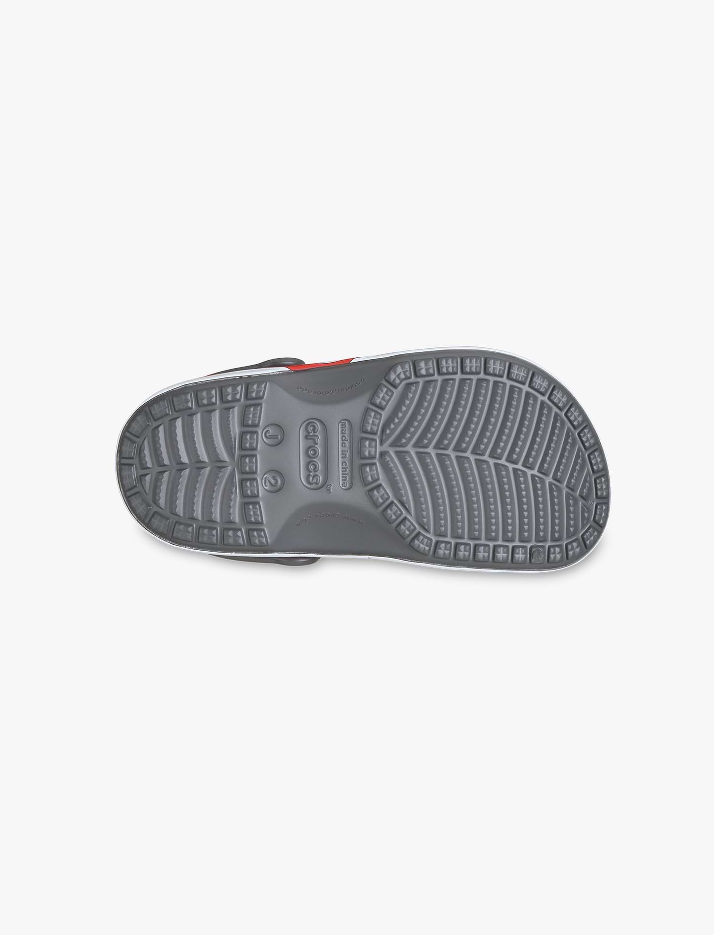 Crocs Classic Soccer Band Clog K - כפכפי קרוקס קלוג כדורגל לילדים בצבע אפור