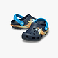 Crocs Classic UFO Lights Clog T- כפכפי קרוקס קלוג לילדים בעיצוב חללית עם אורות בצבע נייבי