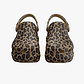 Crocs Bae Animal Clog -  כפכפי קלוג קרוקס ביי פלטפורמה לנשים בהדפס מנומר
