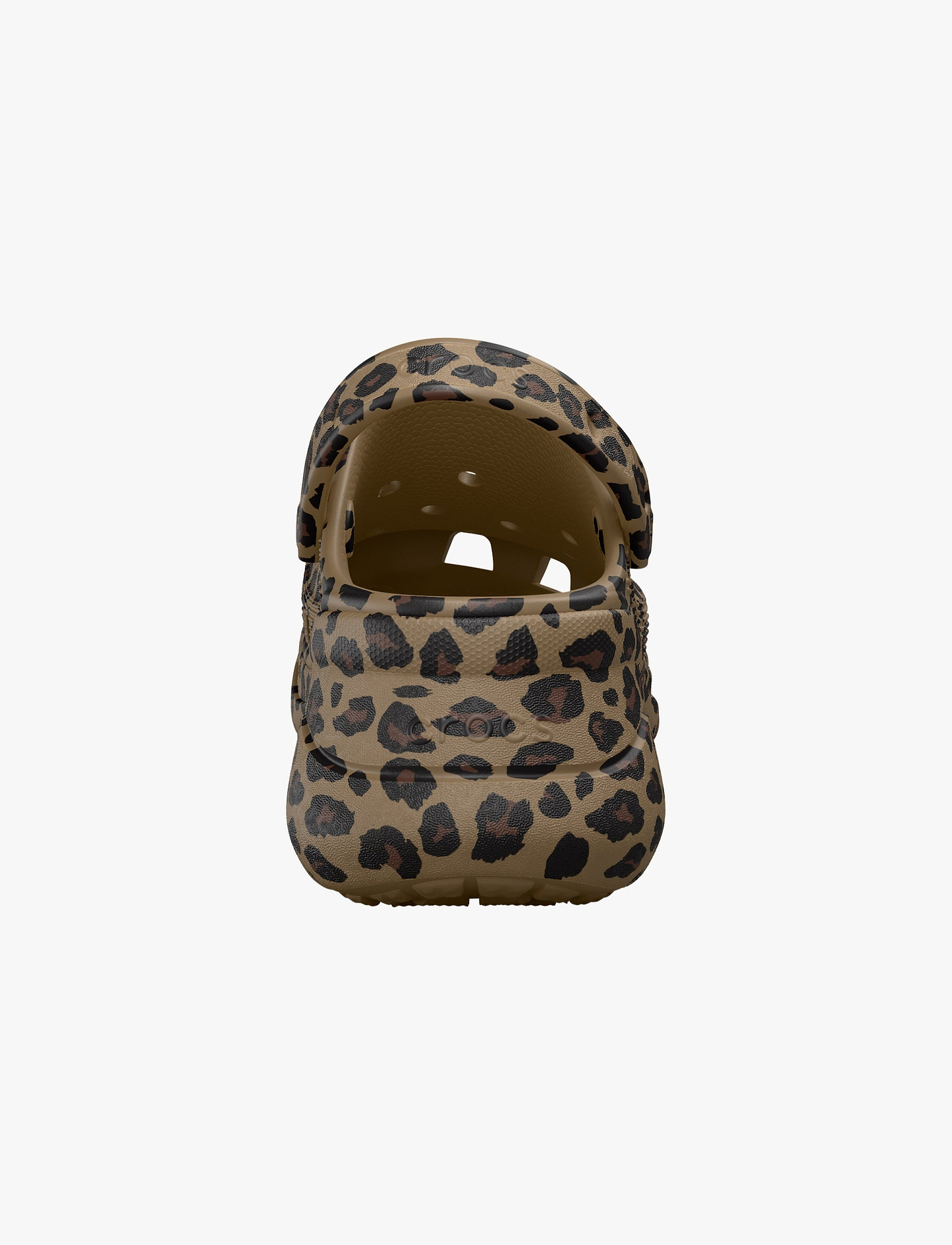 Crocs Bae Animal Clog -  כפכפי קלוג קרוקס ביי פלטפורמה לנשים בהדפס מנומר
