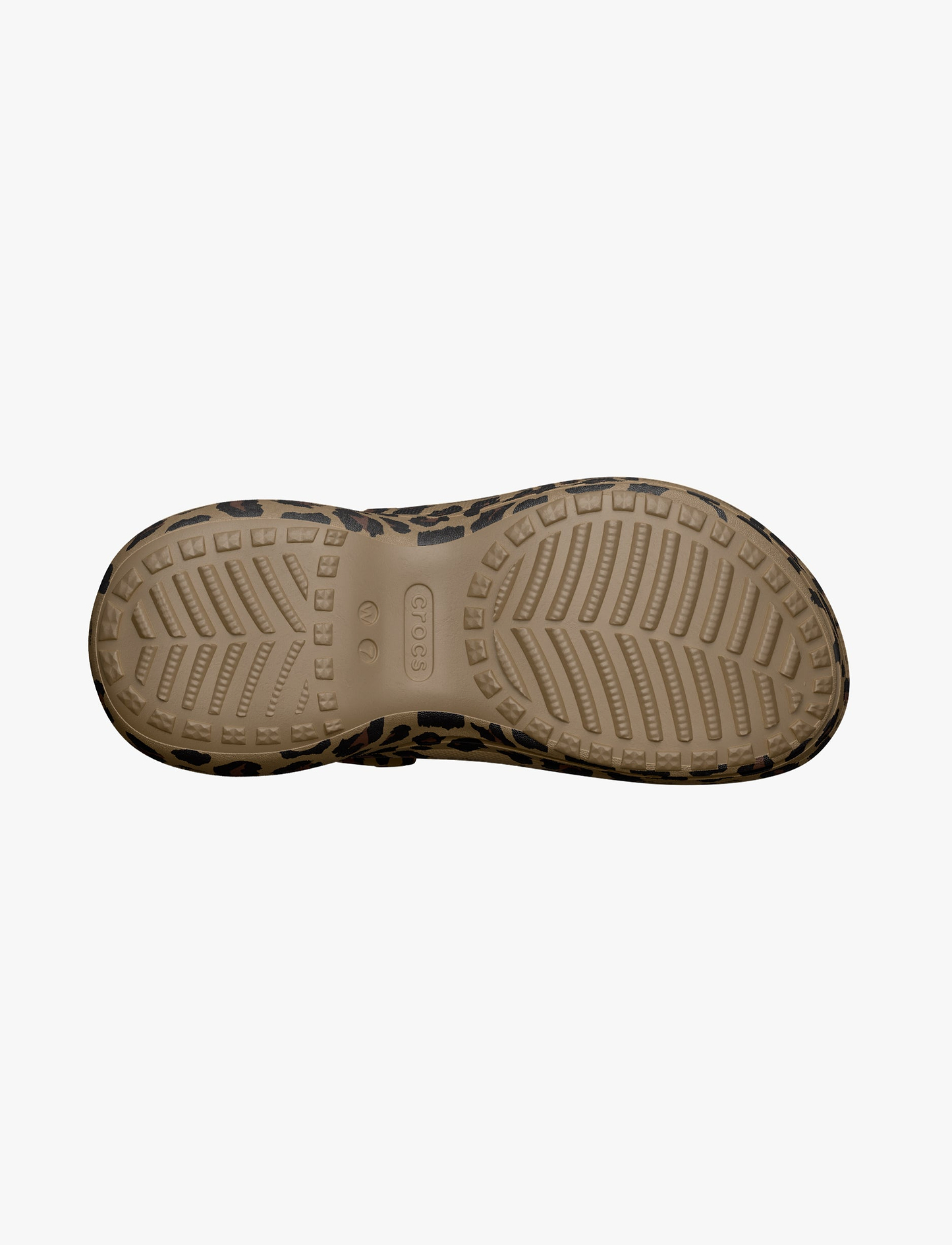Crocs Bae Animal Clog -  כפכפי קלוג קרוקס ביי פלטפורמה לנשים בהדפס מנומר