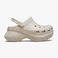 Crocs Bae Animal Clog -  כפכפי קלוג קרוקס ביי פלטפורמה לנשים בהדפס מנומר