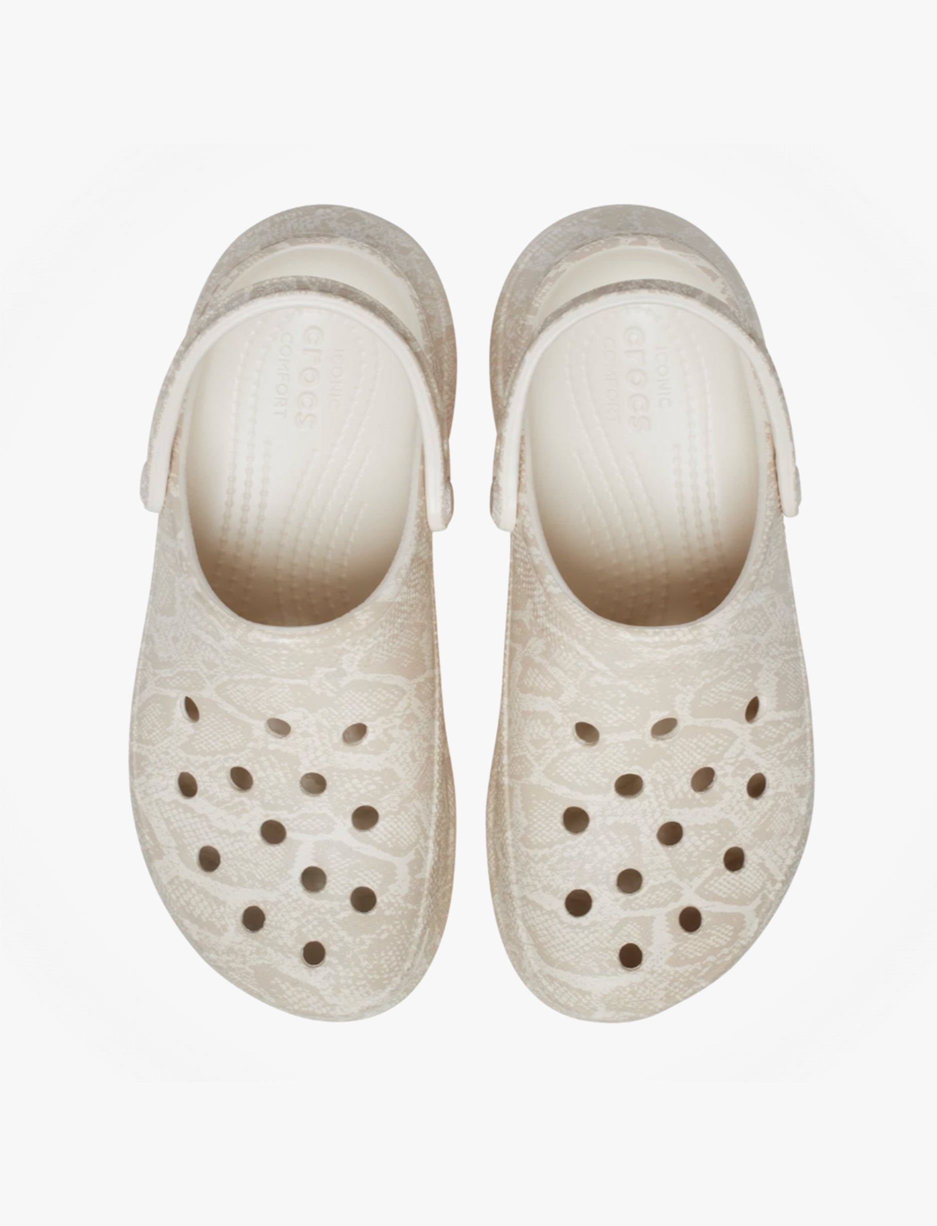 Crocs Bae Animal Clog -  כפכפי קלוג קרוקס ביי פלטפורמה לנשים בהדפס מנומר