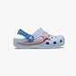 Crocs Classic Star Lights Clog T - כפכפי קרוקס קלוג עם אורות לילדים בצבע כחול פרוסט