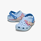 Crocs Classic Star Lights Clog T - כפכפי קרוקס קלוג עם אורות לילדים בצבע כחול פרוסט