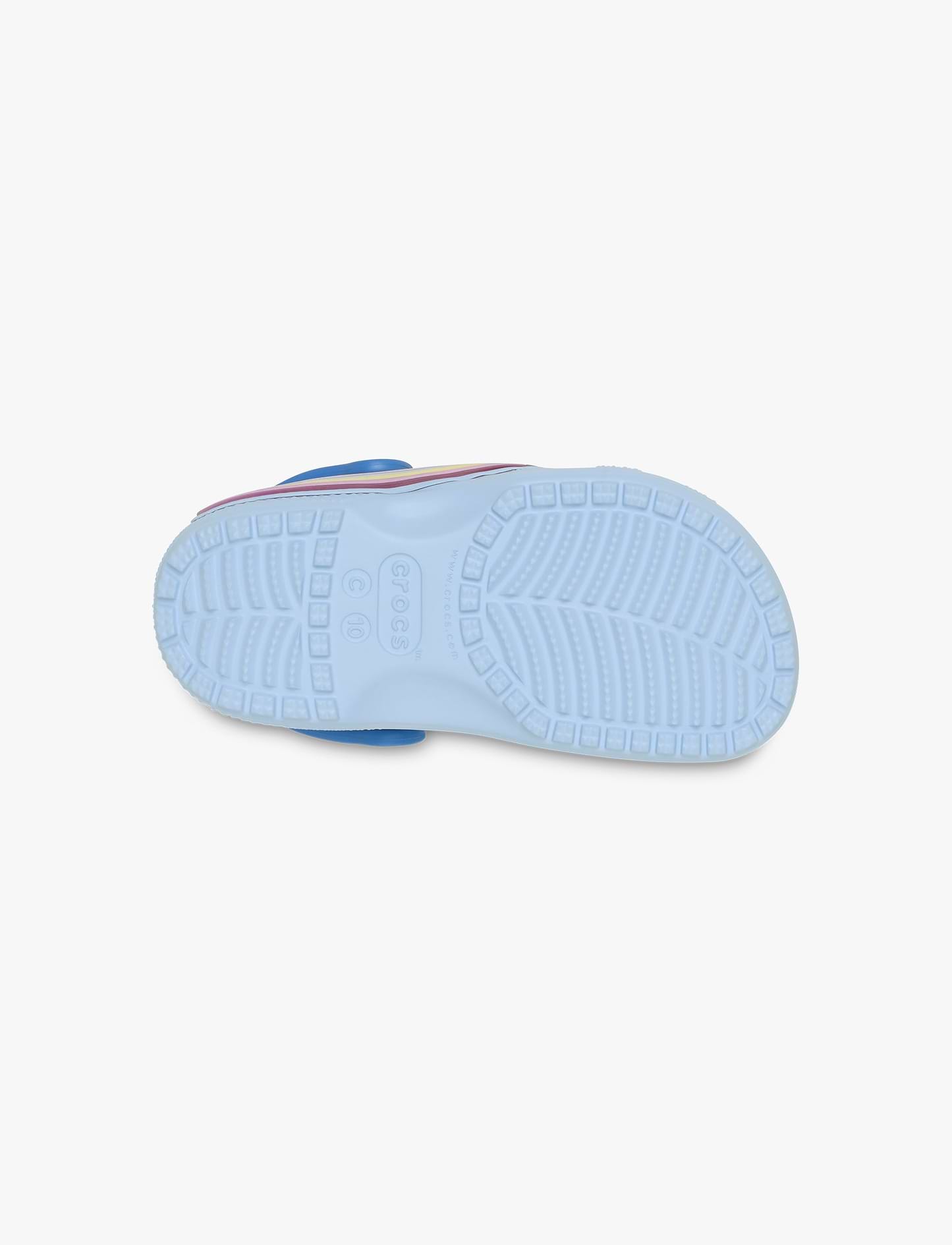 Crocs Classic Star Lights Clog T - כפכפי קרוקס קלוג עם אורות לילדים בצבע כחול פרוסט