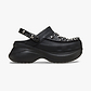 Crocs Bae Studded Clog - כפכפי קלוג קרוקס ביי פלטפורמה עם ניטים לנשים בצבע שחור