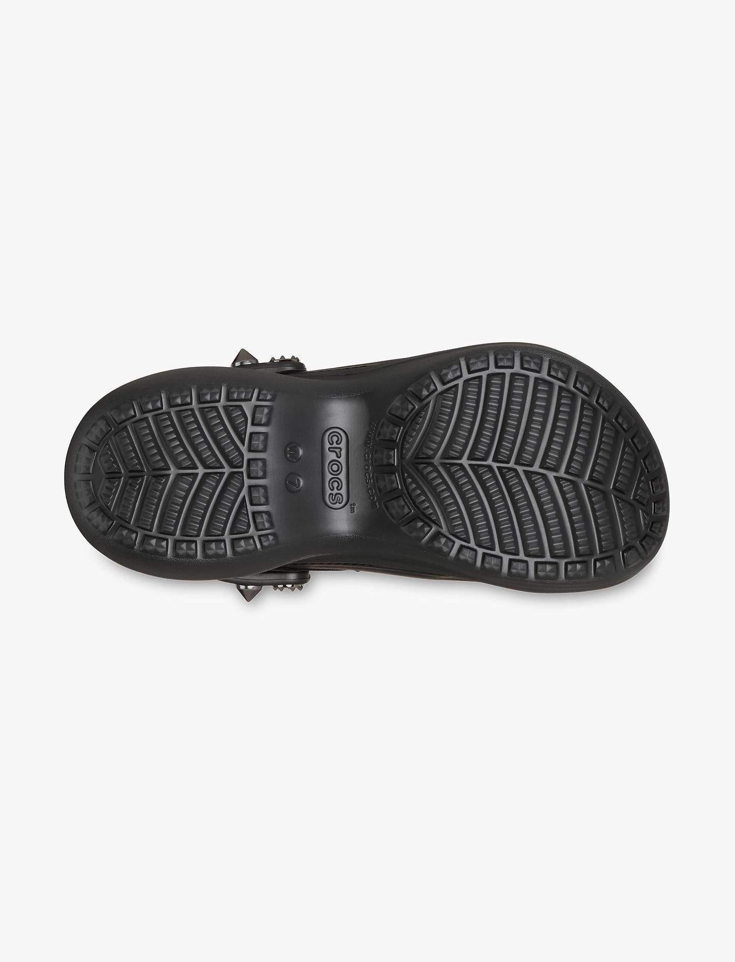 Crocs Bae Studded Clog - כפכפי קלוג קרוקס ביי פלטפורמה עם ניטים לנשים בצבע שחור