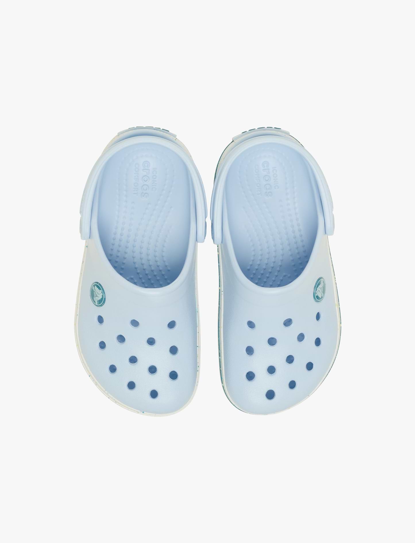 Crocs Crocband Speckled Band Clog - כפכפי קרוקבנד קלוג לילדים בצבע כחול פרוסט