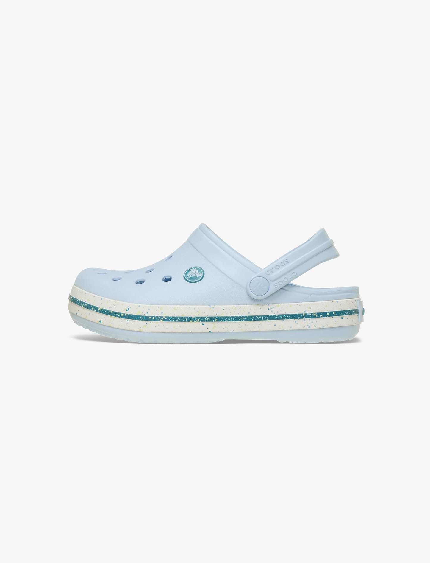 Crocs Crocband Speckled Band Clog - כפכפי קרוקבנד קלוג לילדים בצבע כחול פרוסט