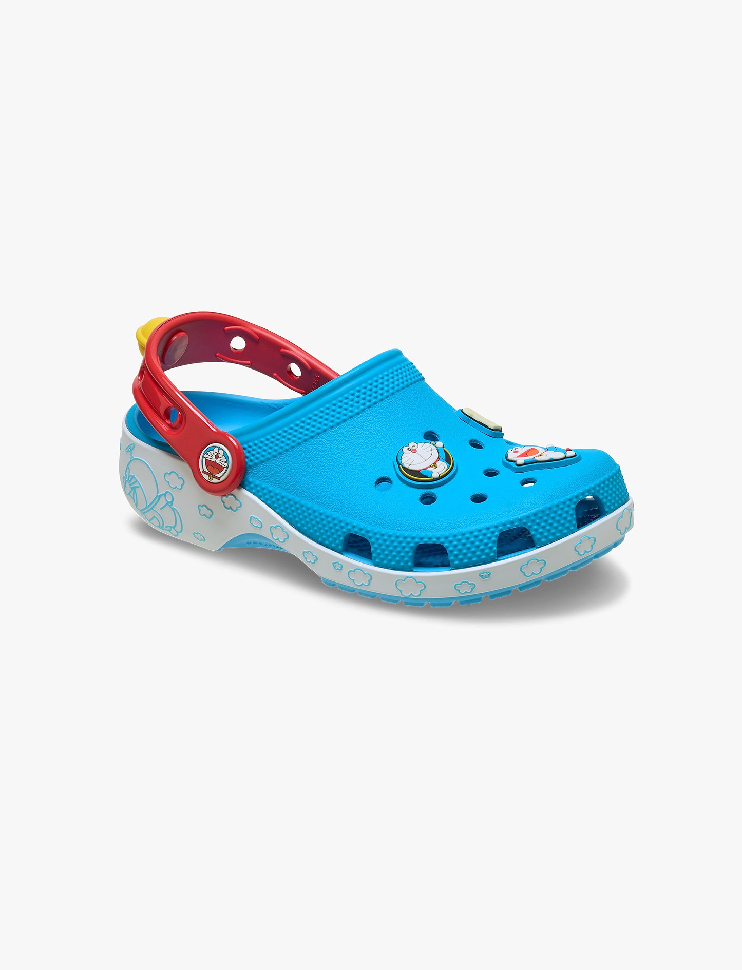 Crocs Doraemon Classic Clog - כפכפי קלוג קרוקס לילדים דורימון בצבע תכלת/לבן