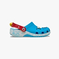 Crocs Doraemon Classic Clog - כפכפי קלוג קרוקס לילדים דורימון בצבע תכלת/לבן