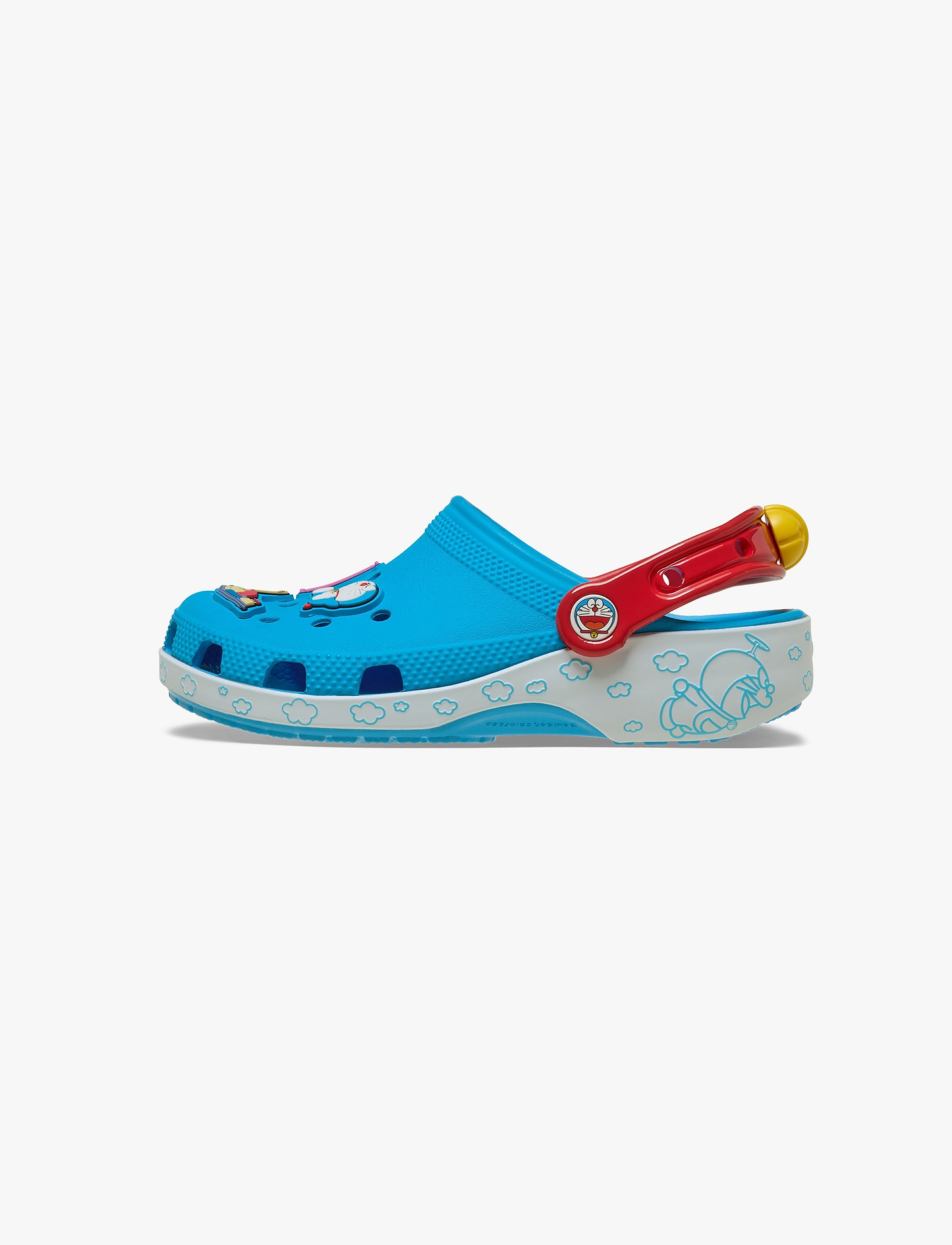 Crocs Doraemon Classic Clog - כפכפי קלוג קרוקס לילדים דורימון בצבע תכלת/לבן