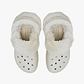Crocs Bae Lined Clog - כפכפים פרוותיים קרוקס פלטפורמה ביי לנשים בצבע סטוקו