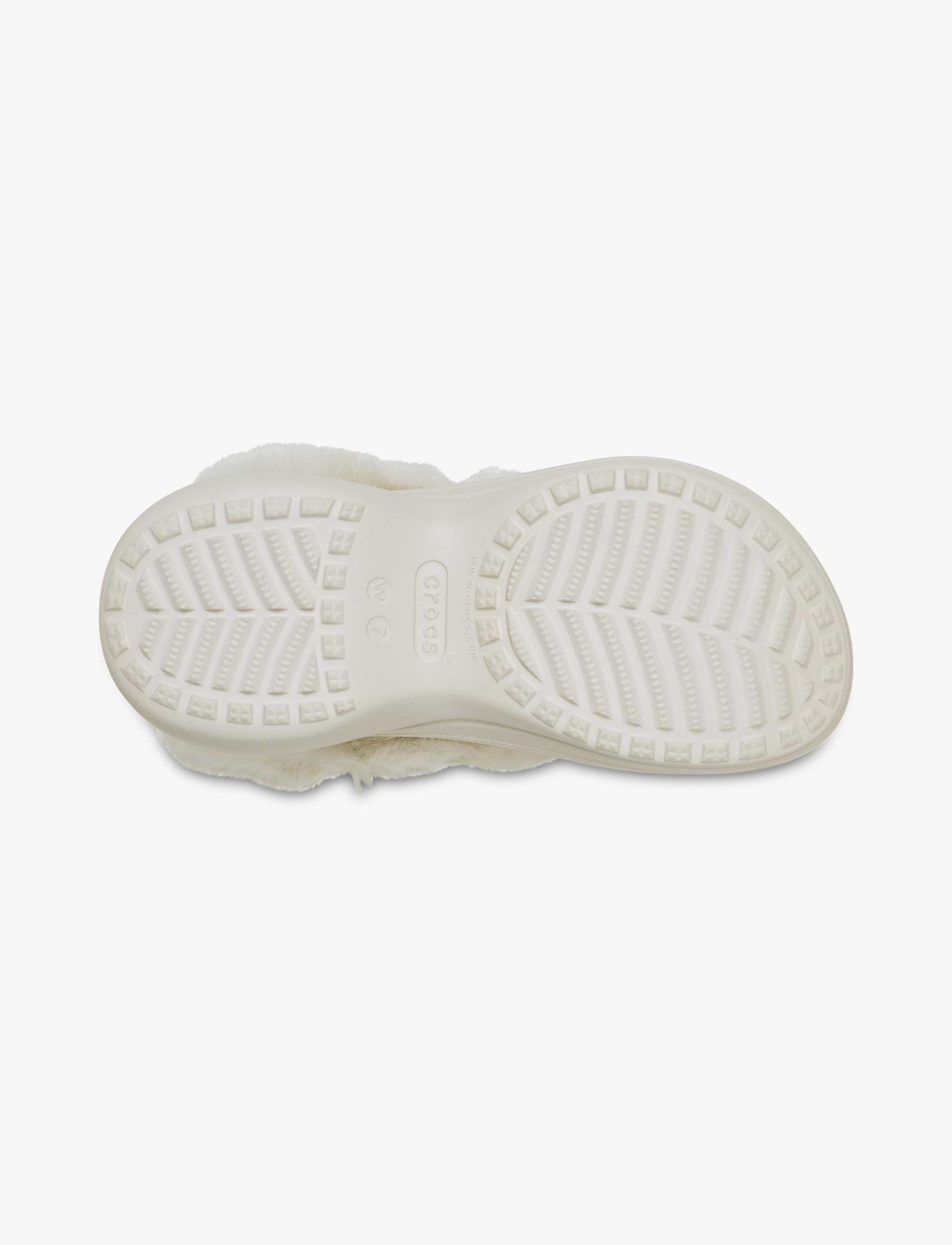 Crocs Bae Lined Clog - כפכפים פרוותיים קרוקס פלטפורמה ביי לנשים בצבע סטוקו