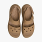 Crocs Soho Y Strap Sandal - סנדלי פלטפורמה סוהו קרוקס לנשים בצבע חום כהה ספירה
