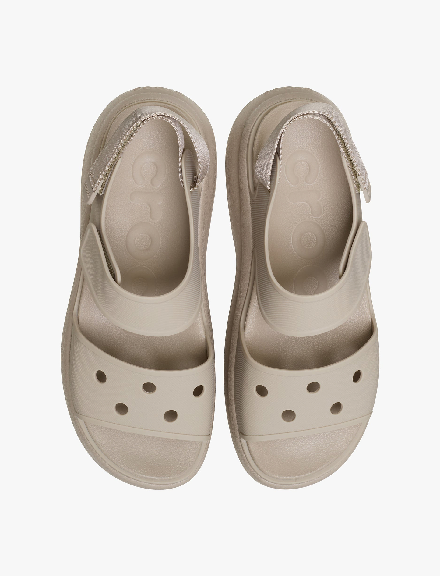 Crocs Soho Y Strap Sandal - סנדלי פלטפורמה סוהו קרוקס לנשים בצבע דולסה