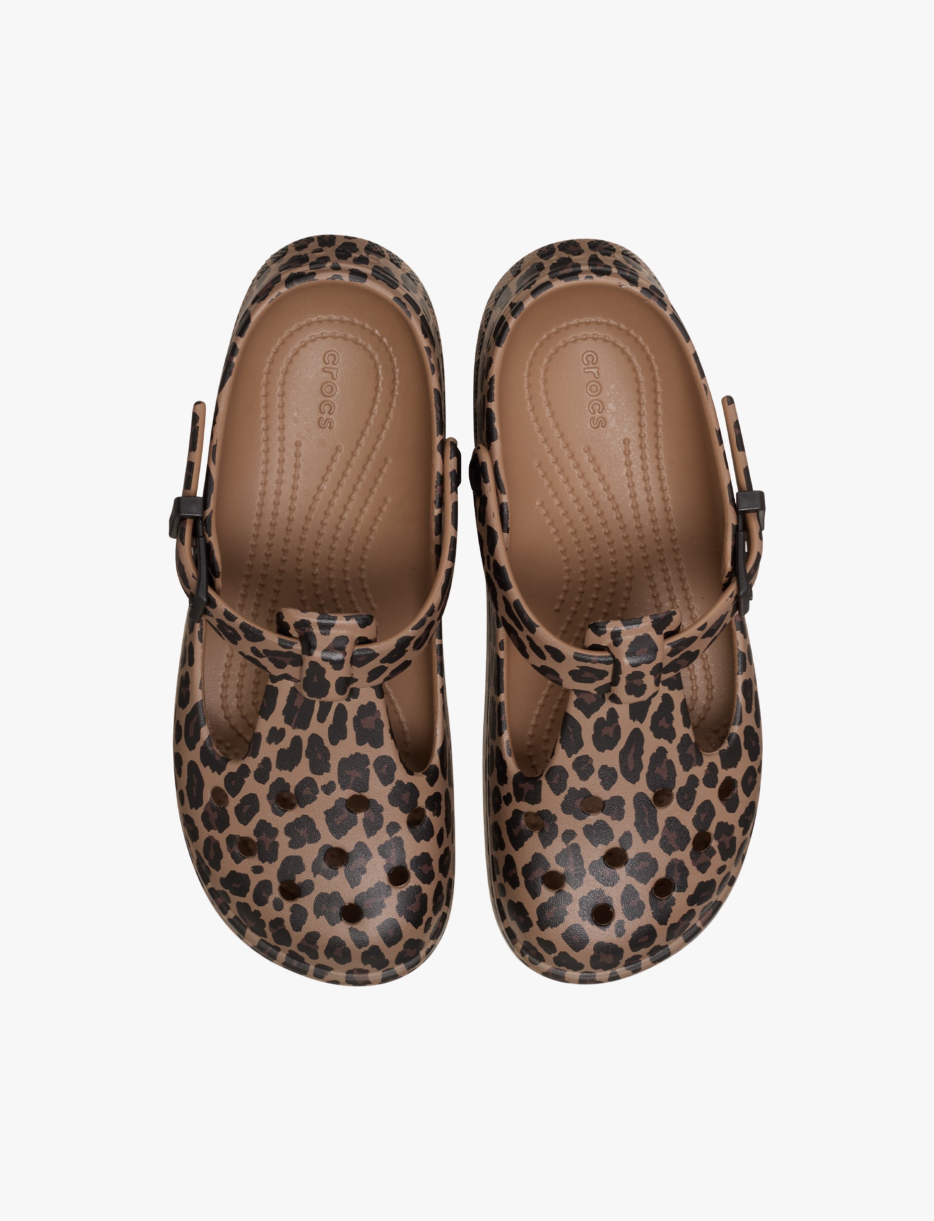 Crocs Classic Mary Jane Animal Clog - כפכפי קרוקס קלוג מרי ג'ין לנשים בהדפס מנומר