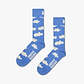 Crocs Classic Lined Clog X Happy Socks - כפכפי קלוג פרוותים וגרבי הפי סוקס לנשים