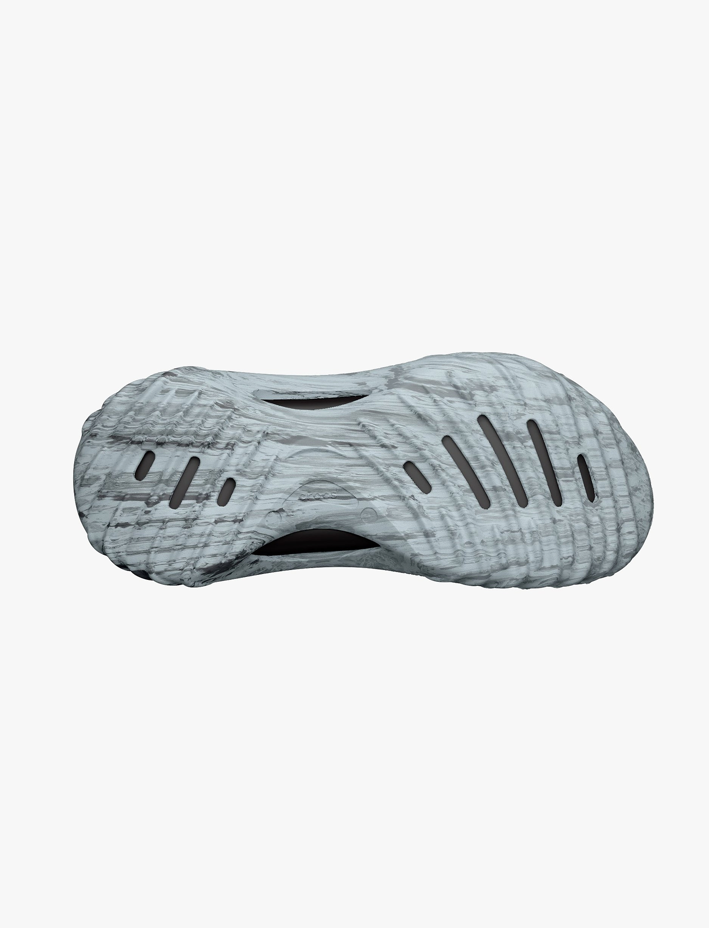 Crocs Echo Marbled Wave - כפכפי קרוקס אקו קלוג בצבע שחור/לבן