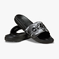 Crocs All Day Camouflage Slide M - כפכפי סלייד קרוקס לגברים בהדפס הסוואה בצבע שחור/אפור