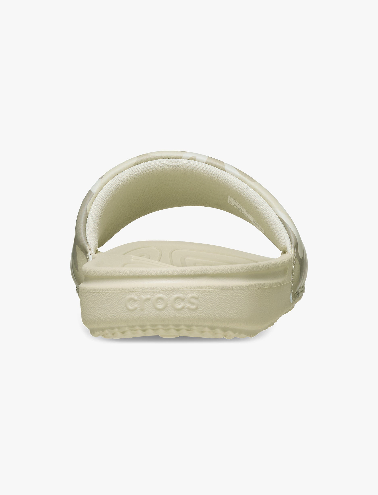 Crocs All Day Camouflage Slide M - כפכפי סלייד קרוקס לגברים בהדפס הסוואה בצבע קרם