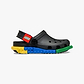 Crocs LEGO 4LW System Clog K - כפכפי קלוג קרוקס לגו לילדים בצבע שחור
