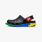 Crocs LEGO 4LW System Clog K - כפכפי קלוג קרוקס לגו לילדים בצבע שחור