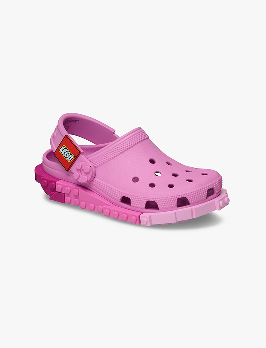 Crocs LEGO 4LW System Clog K - כפכפי קלוג קרוקס לגו לילדים בצבע ורוד טאפי