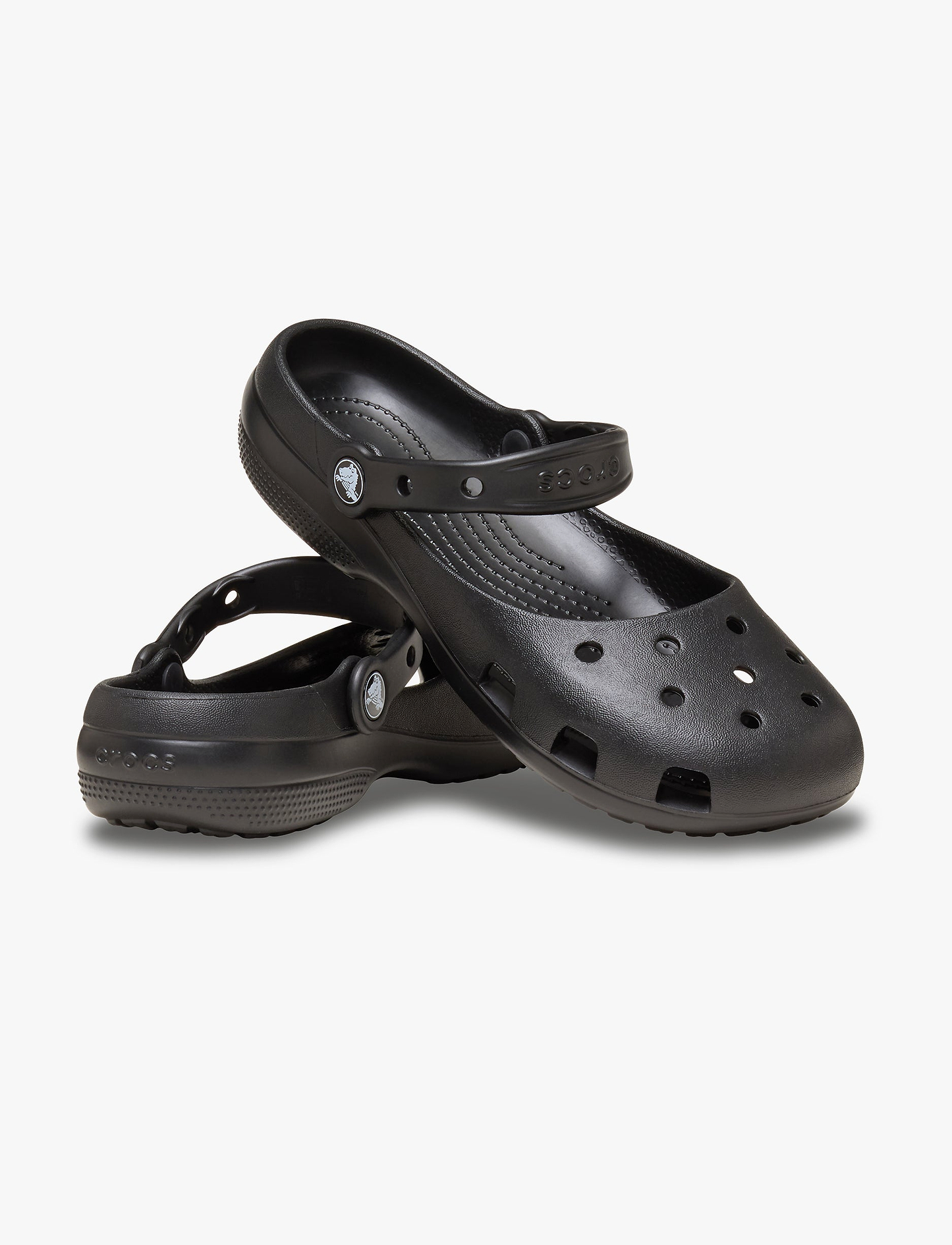 Crocs Classic Ballet - כפכפי בובה קרוקס לנשים בצבע שחור