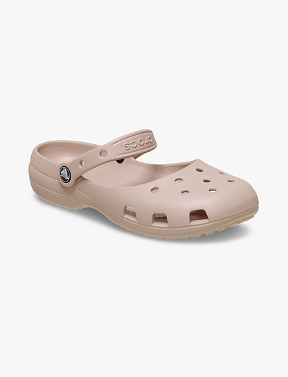 Crocs Classic Ballet - כפכפי בובה קרוקס לנשים בצבע קוורץ