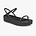 Crocs Miami Platform Y Strap Sandal - סנדלי פלטפורמה קרוקס לנשים בצבע שחור