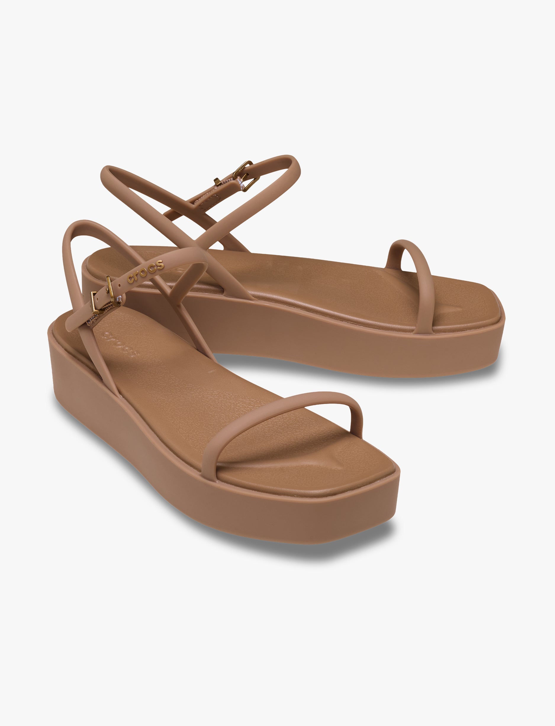 Crocs Miami Platform Y Strap Sandal - סנדלי פלטפורמה קרוקס לנשים