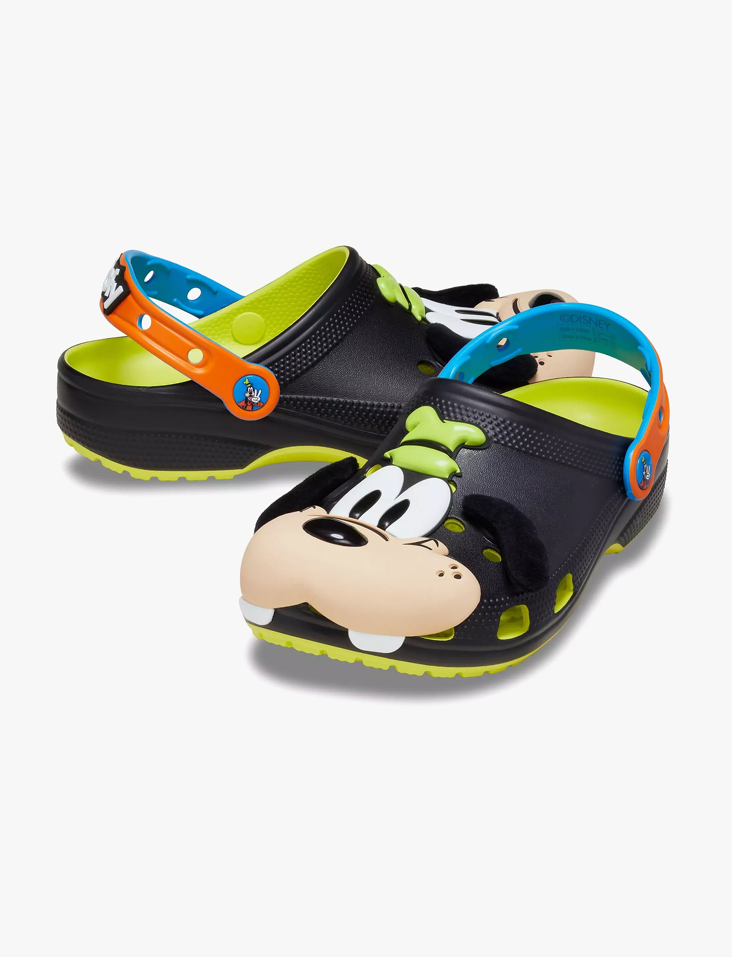 Disney IAM Goofy Classic Clog - כפכפי קלוג קרוקס גופי בצבע שחור/ירוק