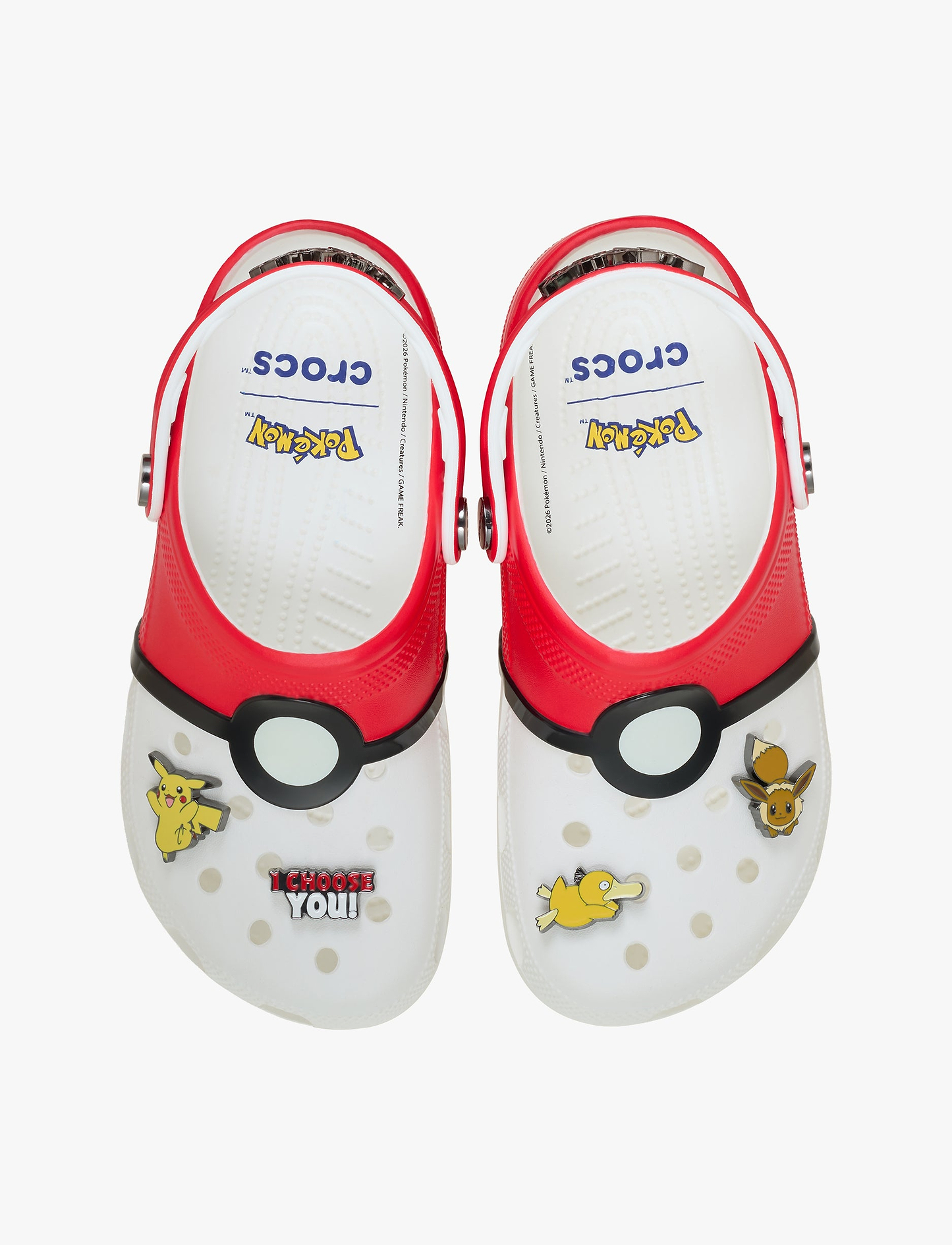 Crocs Pokemon Poke Ball Classic Clog - כפכפי קרוקס פוקימון פוקבול