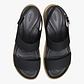 Crocs Brooklyn Sky Sandal - סנדלי פלטפורמה קרוקס ברוקלין סקיי לנשים בצבע שחור/חום קשיו