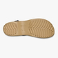 Crocs Brooklyn Sky Sandal - סנדלי פלטפורמה קרוקס ברוקלין סקיי לנשים בצבע שחור/חום קשיו