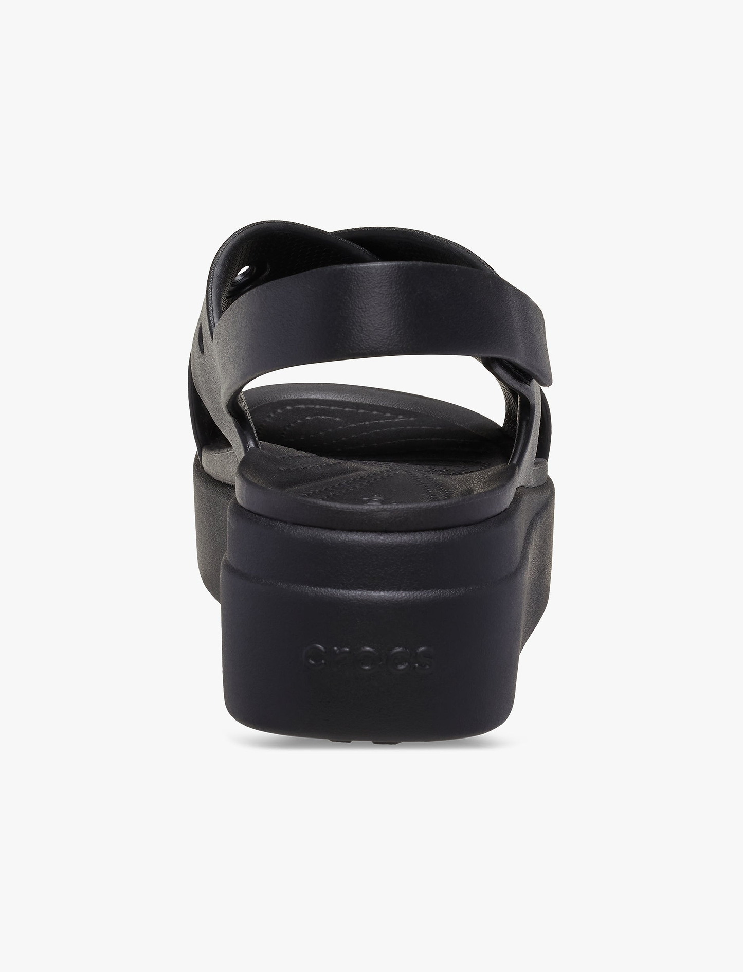 Crocs Brooklyn 4U Cross Strap Sandal - סנדלי פלטפורמה קרוקס ברוקלין לנשים בצבע שחור
